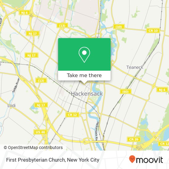 Mapa de First Presbyterian Church