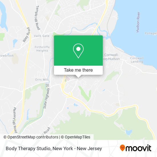 Mapa de Body Therapy Studio