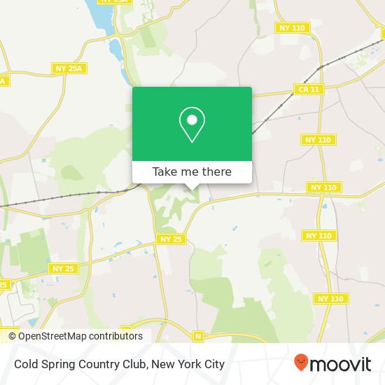 Mapa de Cold Spring Country Club