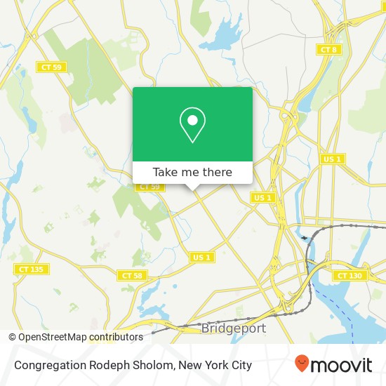 Mapa de Congregation Rodeph Sholom