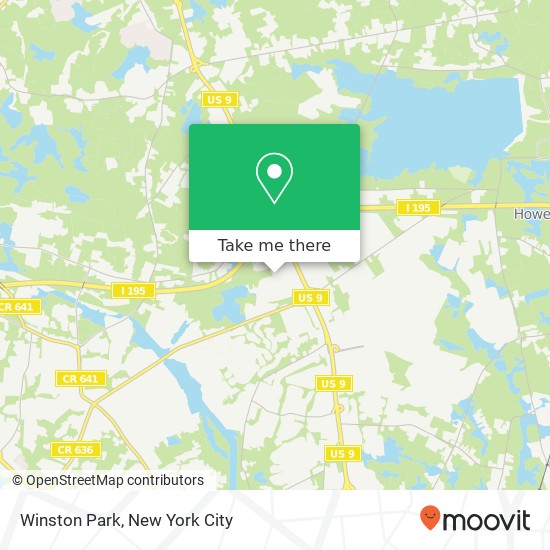 Mapa de Winston Park