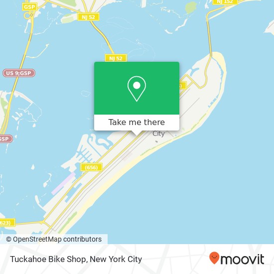 Tuckahoe Bike Shop map