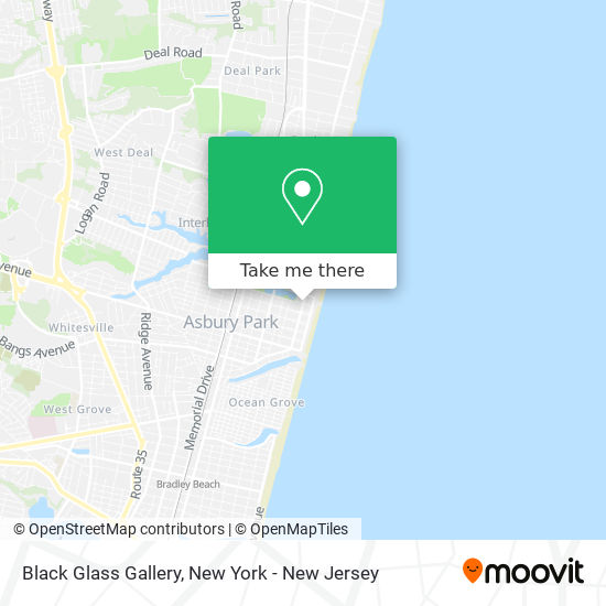 Black Glass Gallery map