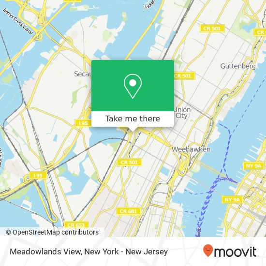 Mapa de Meadowlands View