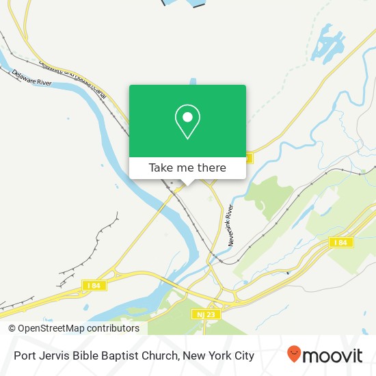 Port Jervis Bible Baptist Church map