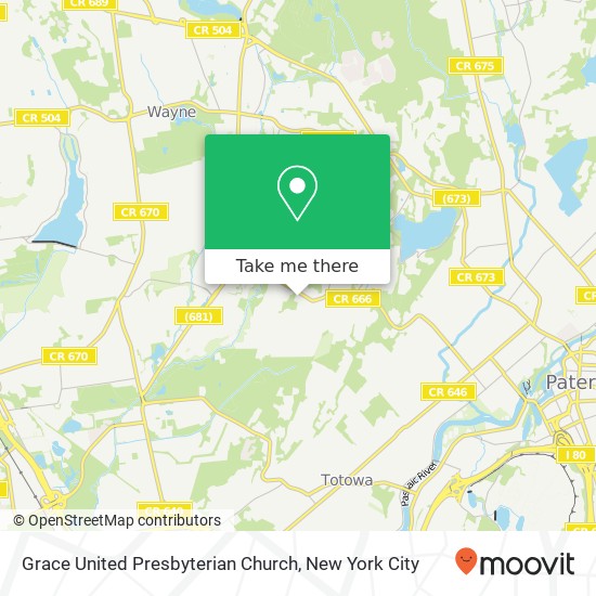 Mapa de Grace United Presbyterian Church