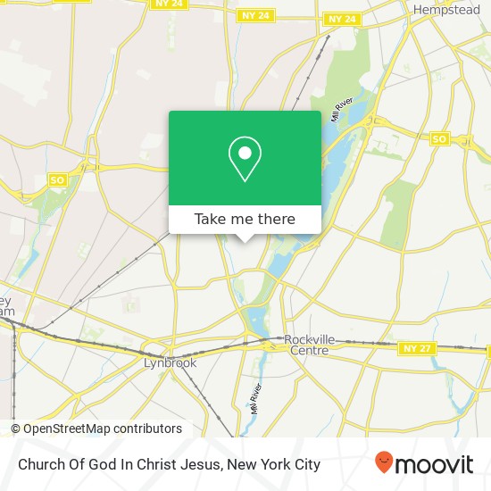 Church Of God In Christ Jesus map