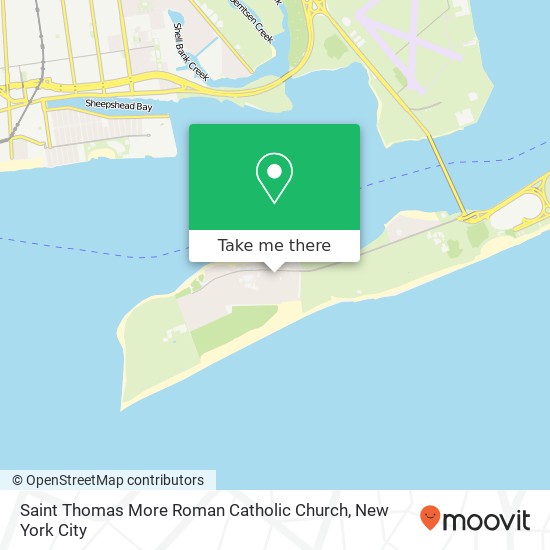 Saint Thomas More Roman Catholic Church map