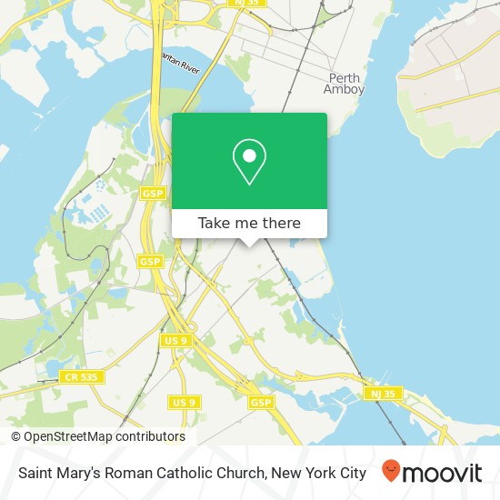 Saint Mary's Roman Catholic Church map