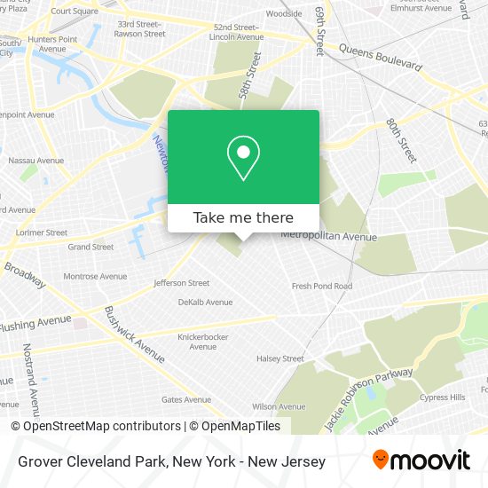 Mapa de Grover Cleveland Park
