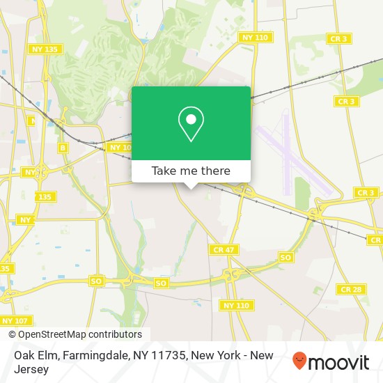 Oak Elm, Farmingdale, NY 11735 map