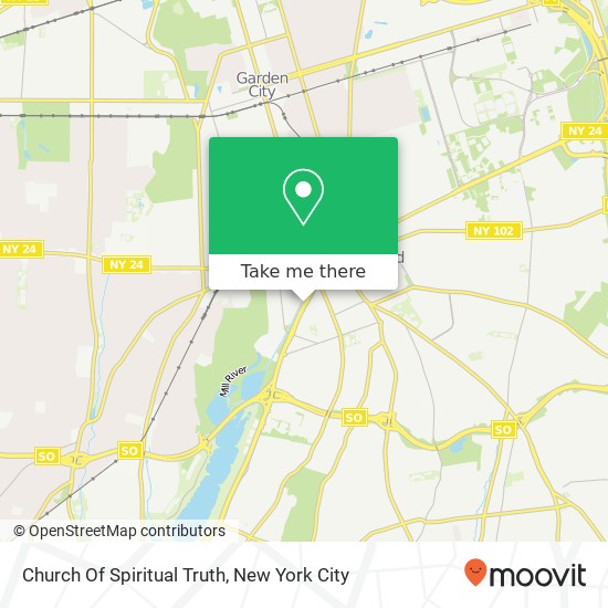 Mapa de Church Of Spiritual Truth