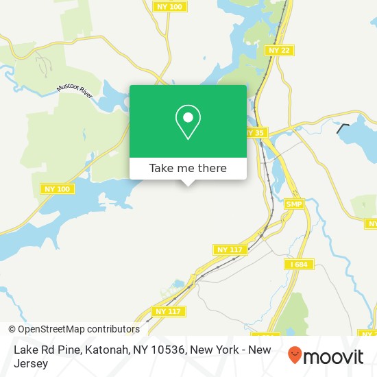Mapa de Lake Rd Pine, Katonah, NY 10536