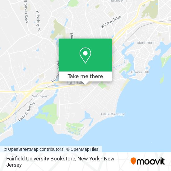 Fairfield University Bookstore map