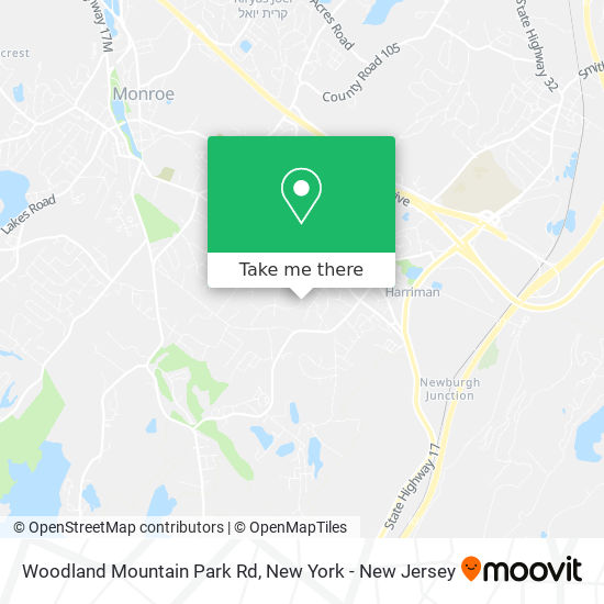 Mapa de Woodland Mountain Park Rd