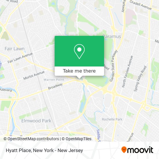 Mapa de Hyatt Place