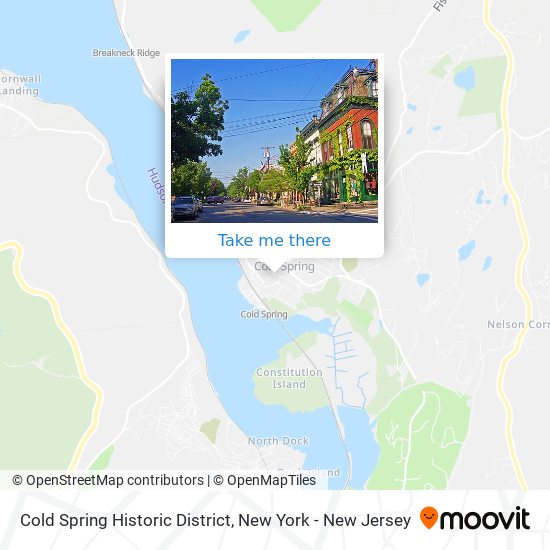 Cold Spring Historic District map