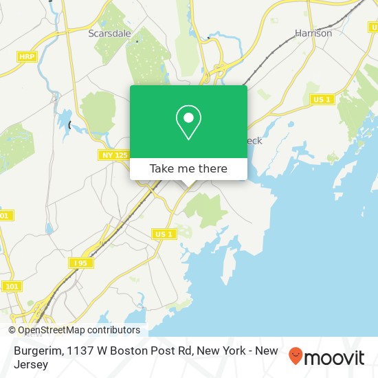 Burgerim, 1137 W Boston Post Rd map