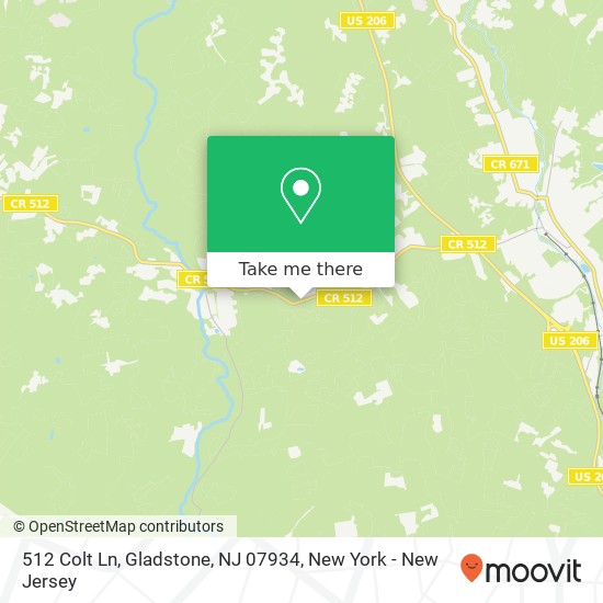 512 Colt Ln, Gladstone, NJ 07934 map