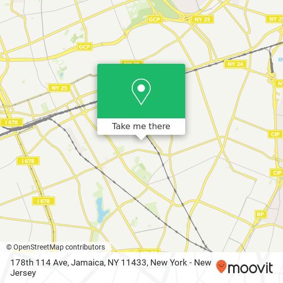 Mapa de 178th 114 Ave, Jamaica, NY 11433