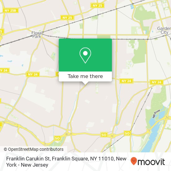 Franklin Carukin St, Franklin Square, NY 11010 map