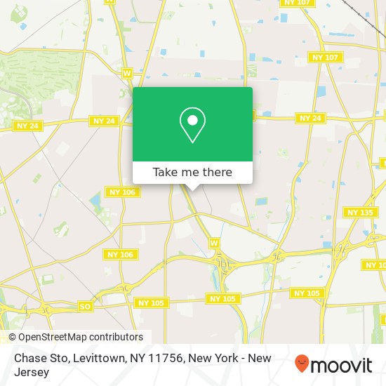 Chase Sto, Levittown, NY 11756 map