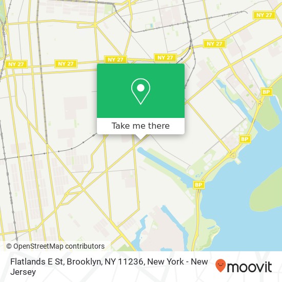 Flatlands E St, Brooklyn, NY 11236 map