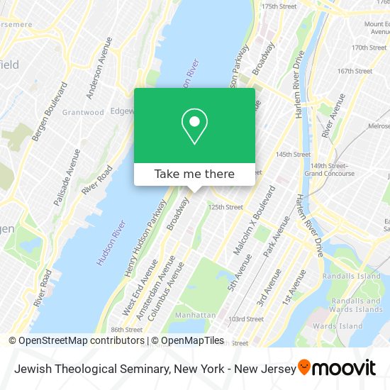 Jewish Theological Seminary map