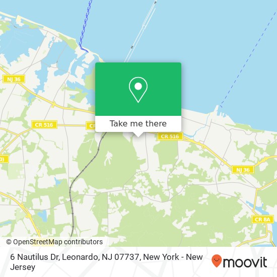 6 Nautilus Dr, Leonardo, NJ 07737 map