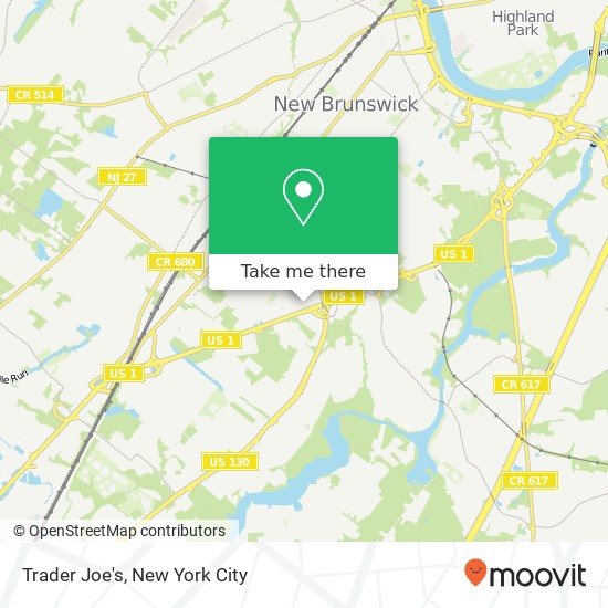 Mapa de Trader Joe's