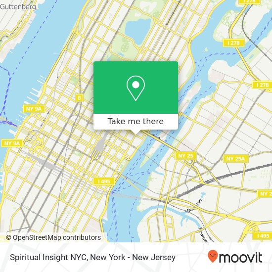 Mapa de Spiritual Insight NYC