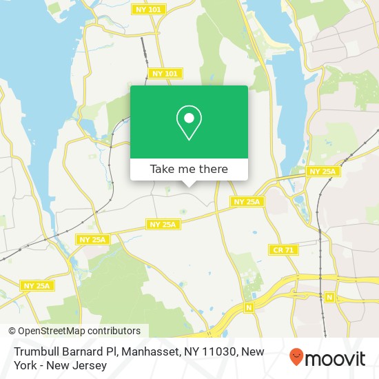 Trumbull Barnard Pl, Manhasset, NY 11030 map
