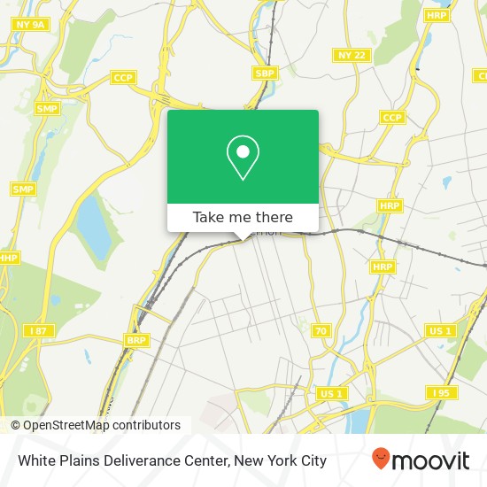 Mapa de White Plains Deliverance Center