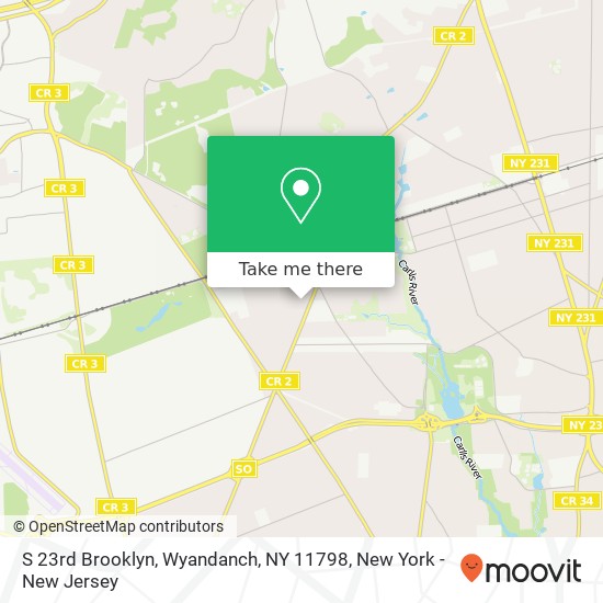 S 23rd Brooklyn, Wyandanch, NY 11798 map