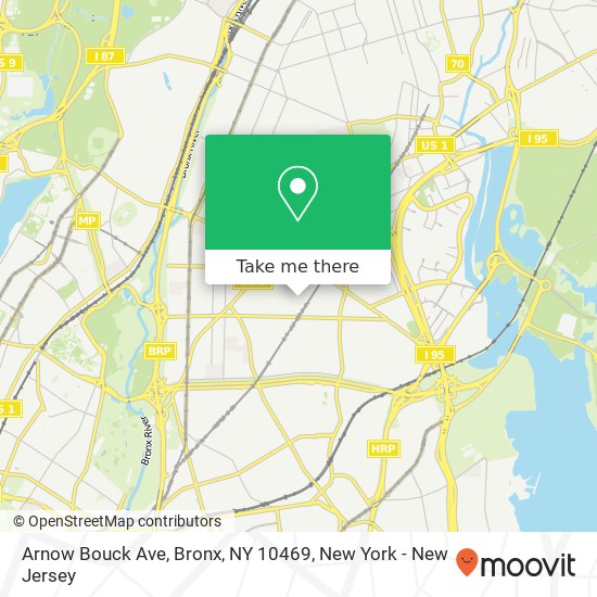 Arnow Bouck Ave, Bronx, NY 10469 map