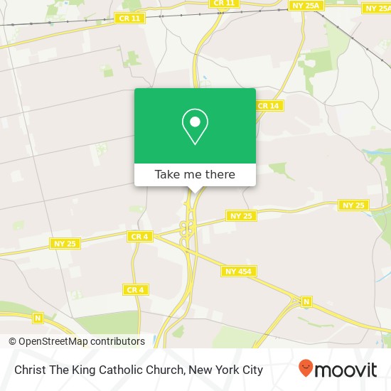 Christ The King Catholic Church map