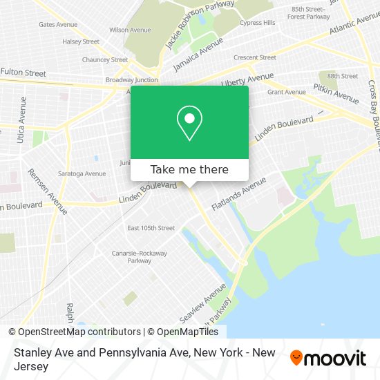 Mapa de Stanley Ave and Pennsylvania Ave