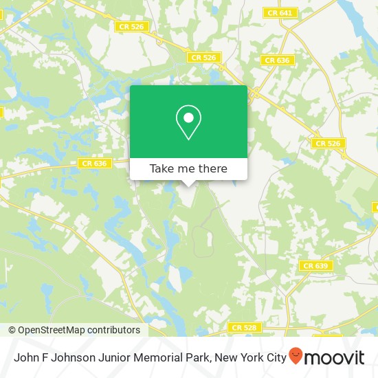 John F Johnson Junior Memorial Park map