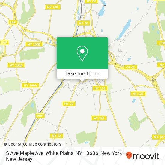 Mapa de S Ave Maple Ave, White Plains, NY 10606