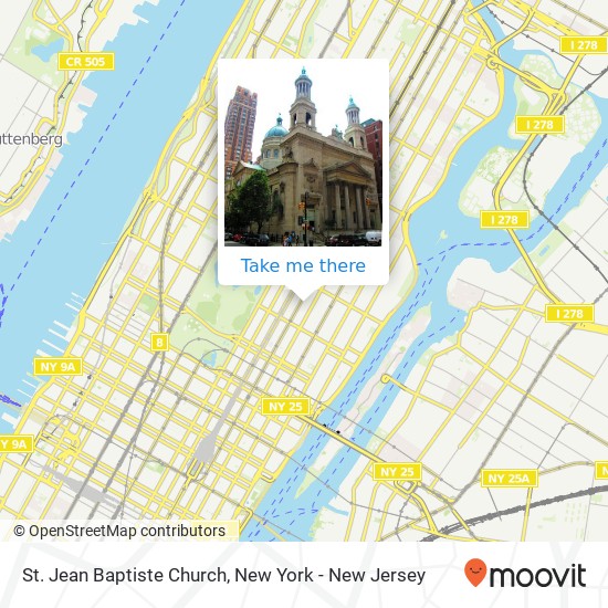 Mapa de St. Jean Baptiste Church