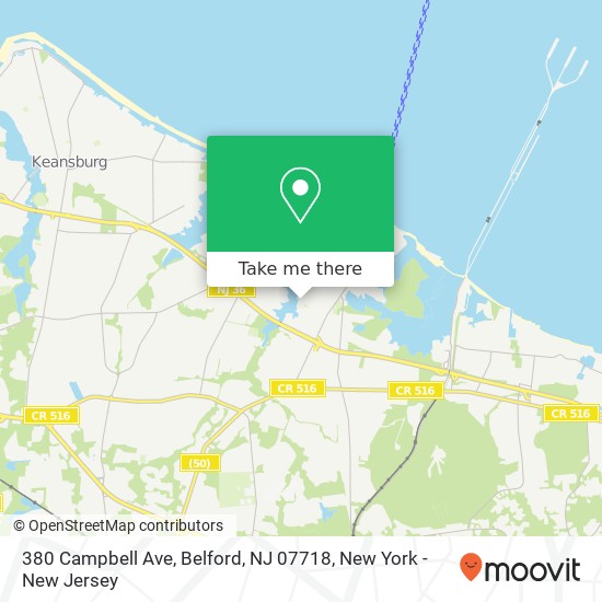 380 Campbell Ave, Belford, NJ 07718 map