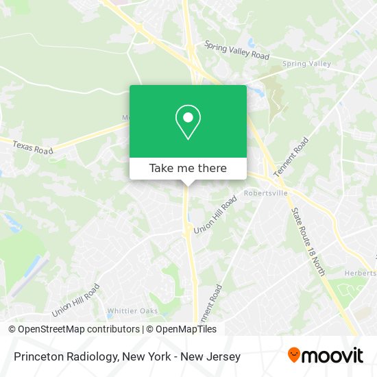 Mapa de Princeton Radiology