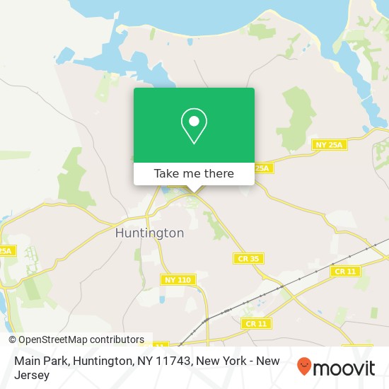 Mapa de Main Park, Huntington, NY 11743