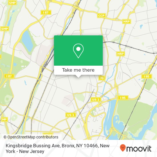 Mapa de Kingsbridge Bussing Ave, Bronx, NY 10466