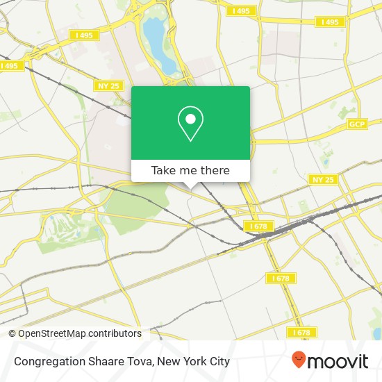 Mapa de Congregation Shaare Tova