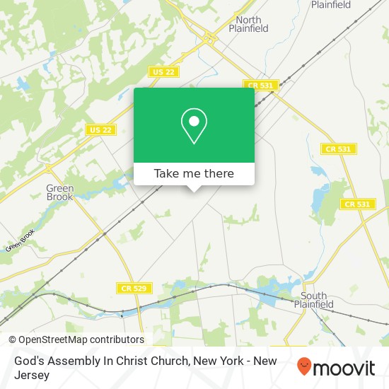 God's Assembly In Christ Church map