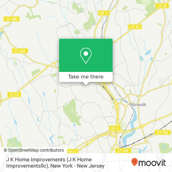 Mapa de J K Home Improvements