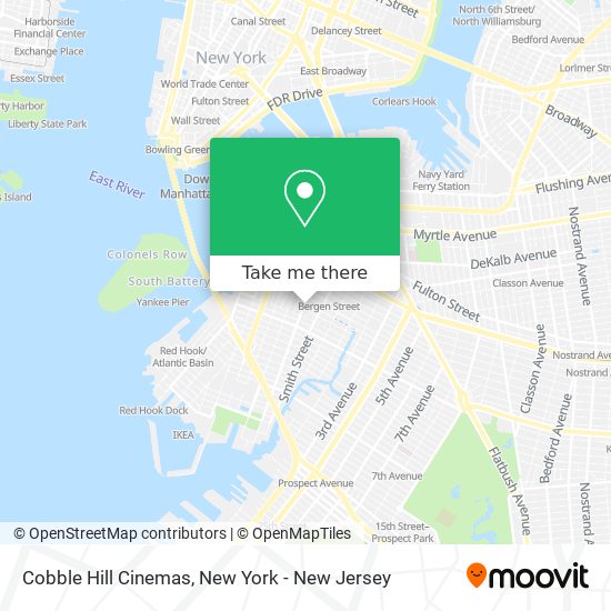 Cobble Hill Cinemas map