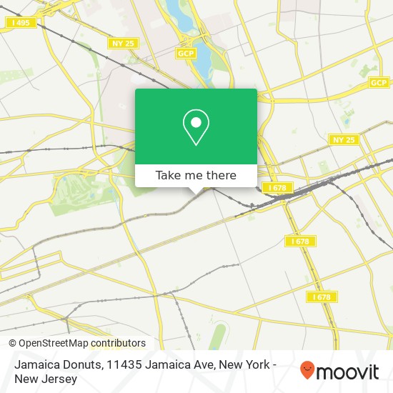 Mapa de Jamaica Donuts, 11435 Jamaica Ave