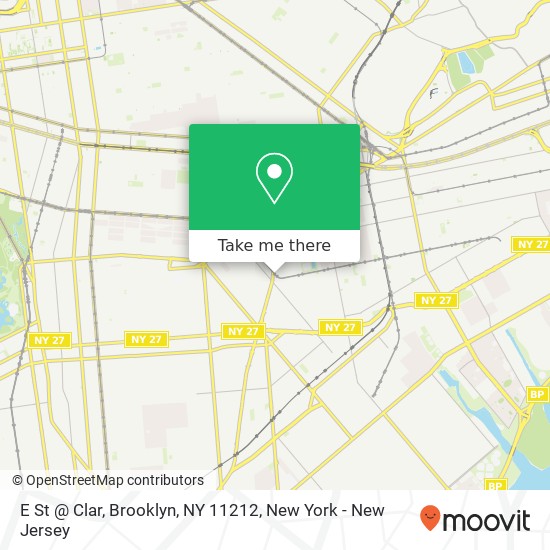 E St @ Clar, Brooklyn, NY 11212 map